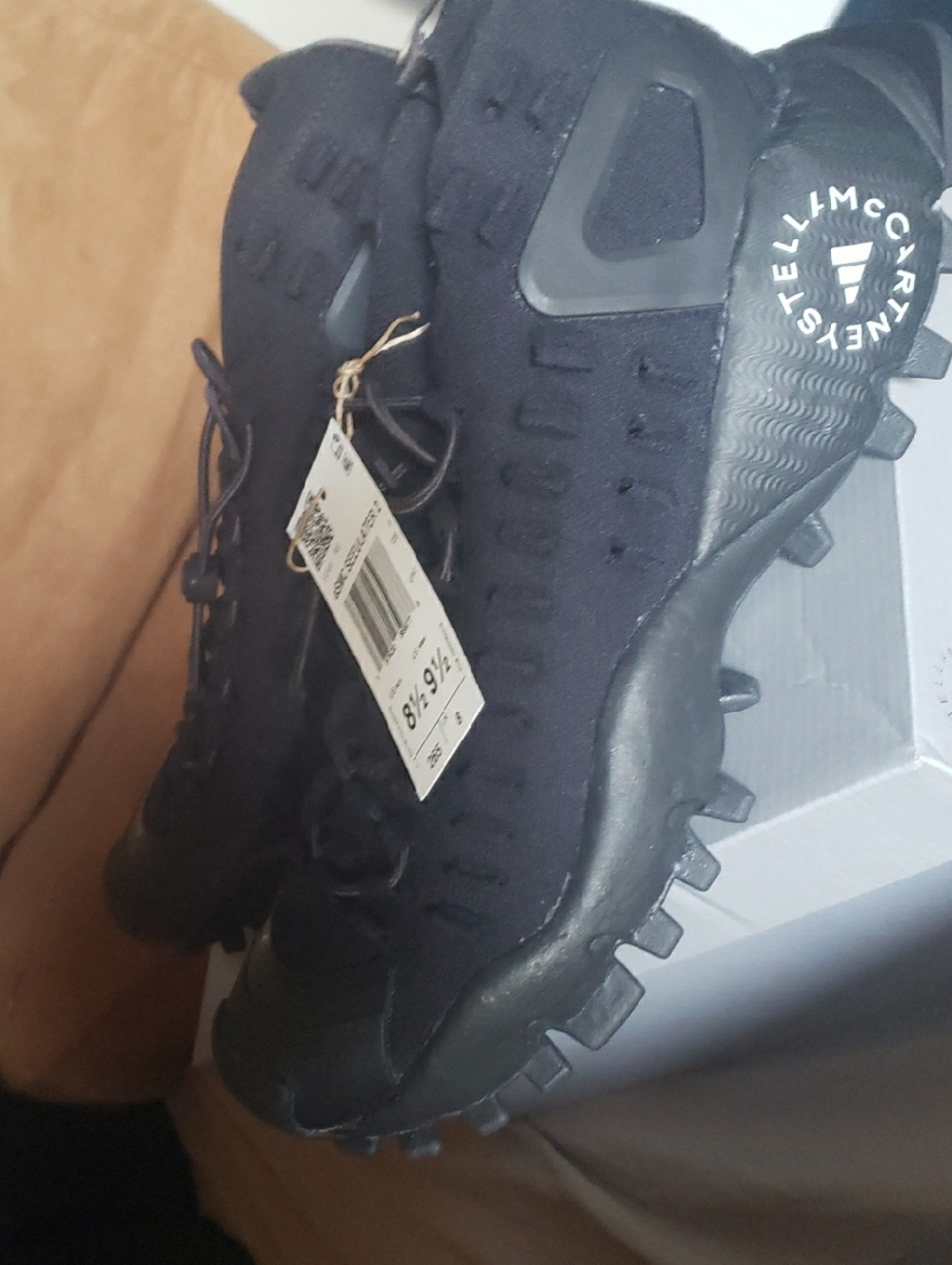 Stella McCartney Black Mens Trail-Style Sneakers